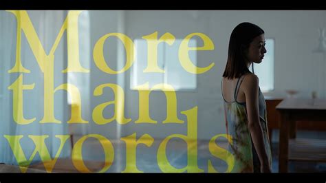 more than words music video|More.